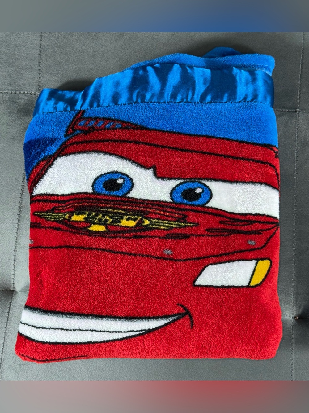 Disney x Pixar Cars 2 Blue 40” x 50” Plush Blanket